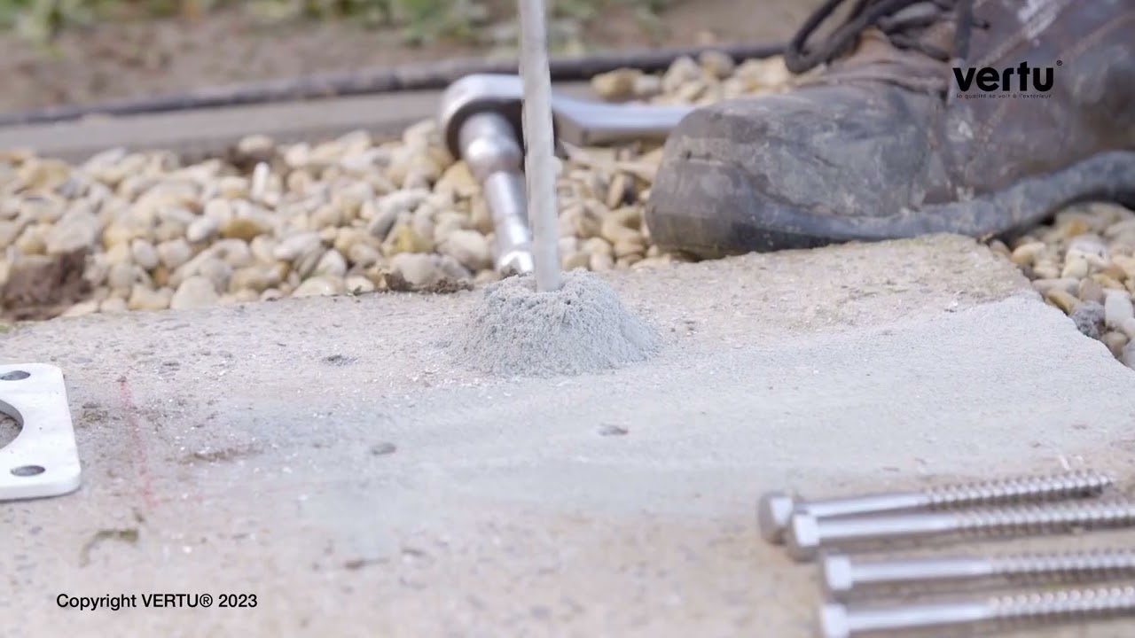 Etape de montage 5 pour une pergola en kit Vertu