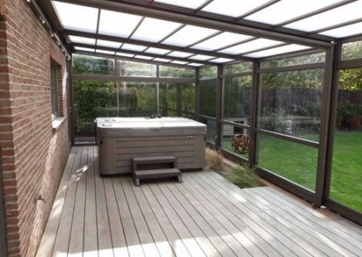 Véranda rétractable pour jacuzzi - Verandair