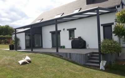 Réalisation d’une pergola de grandes dimensions en province de Namur