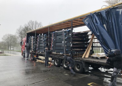 Exportation d'un abri de piscine coulissant Verandair