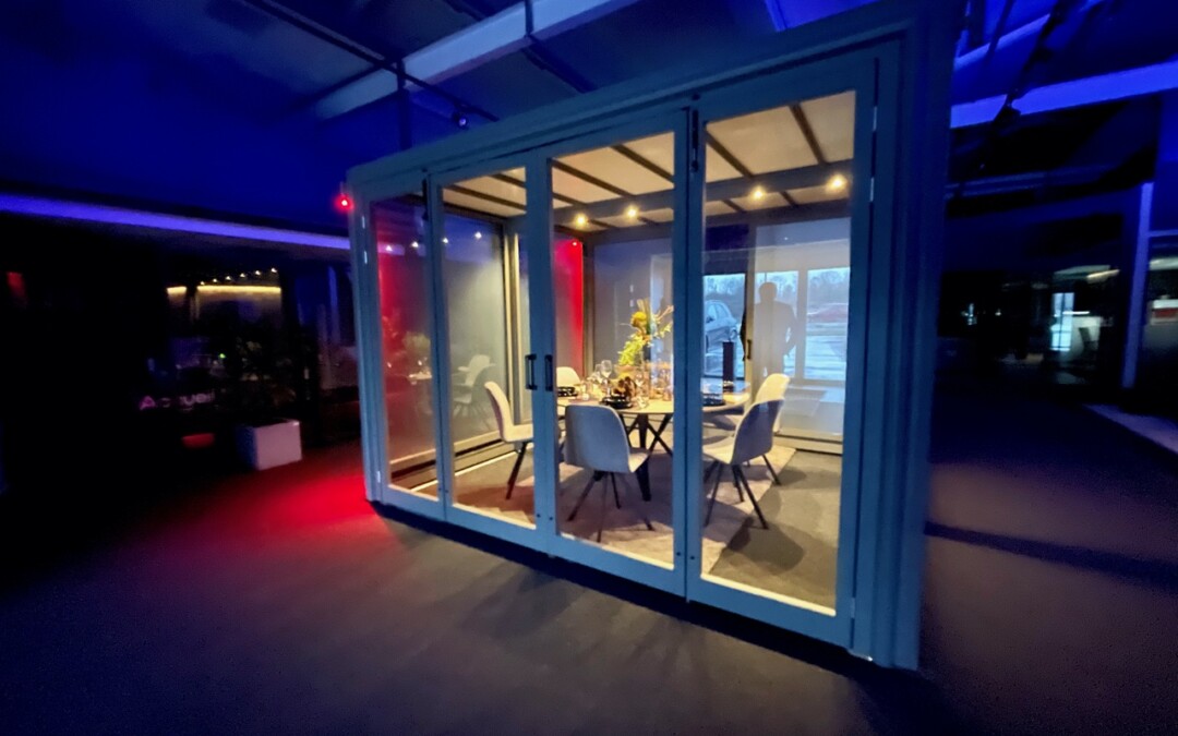 Le Cube - micro veranda retractable - un abri de terrasse idéal pour l'horeca