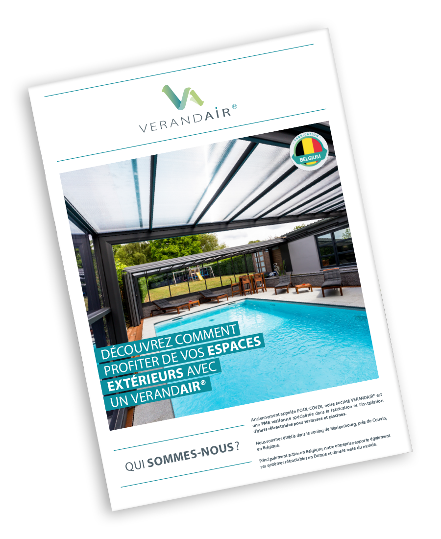 Brochure de l'abri de piscine Verandair