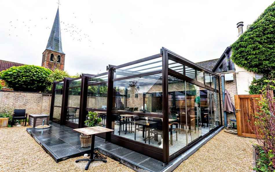 Abri de terrasse pour horeca Verandair