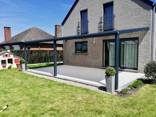 pergola pour terrasse de jardin pour les particuliers en belgique Verandair