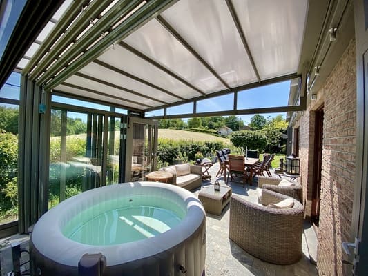 How do you protect your outdoor Jacuzzi?