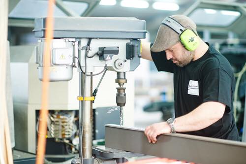 Precision machine operator at the Verandair factory